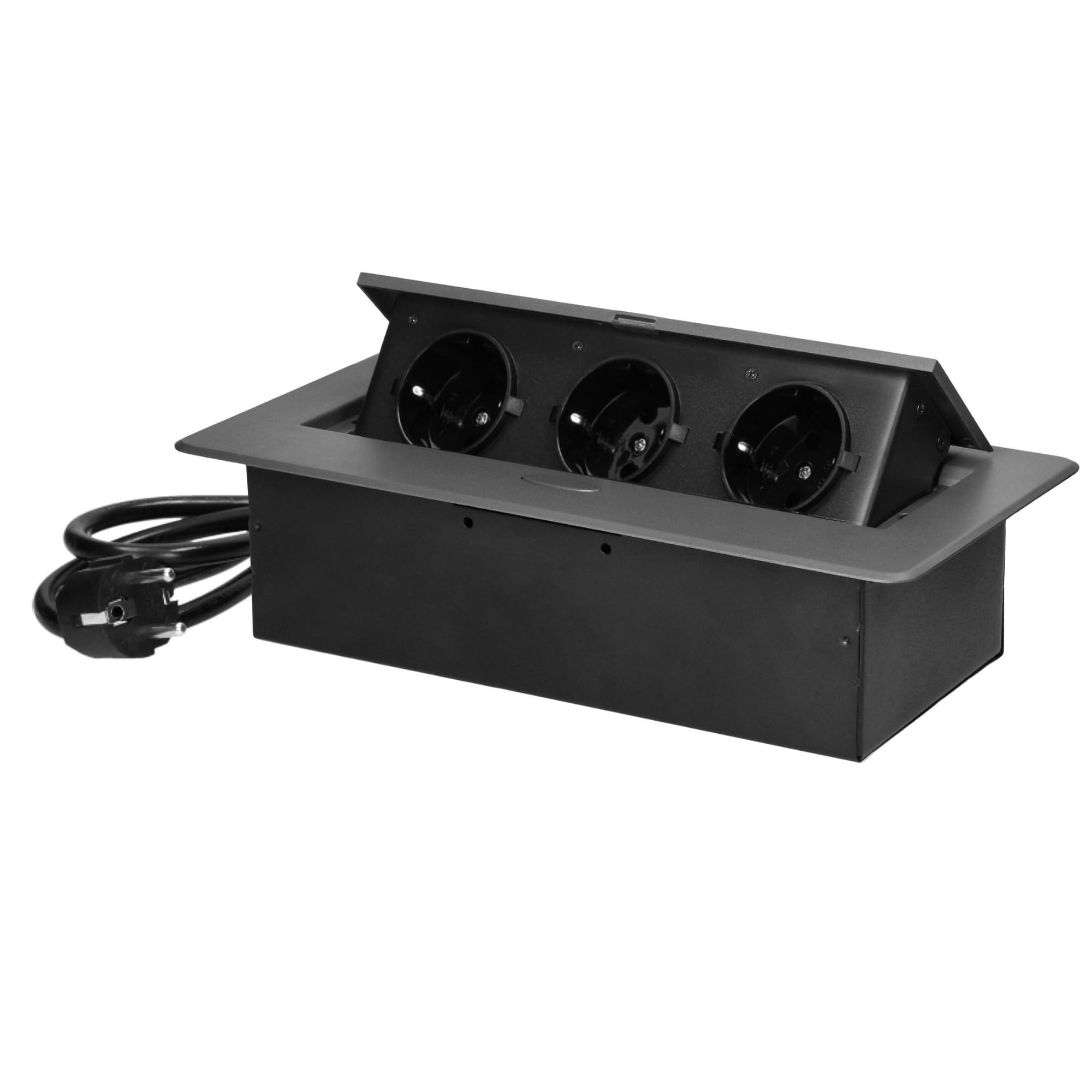 Miratic Multipresa a Scomparsa con Bordo Piatto, Grafite