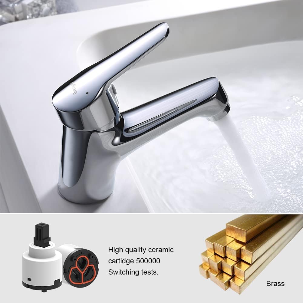Ibergrif Miscelatore Monocomando Bagno Ottone Cromato - immagine 3