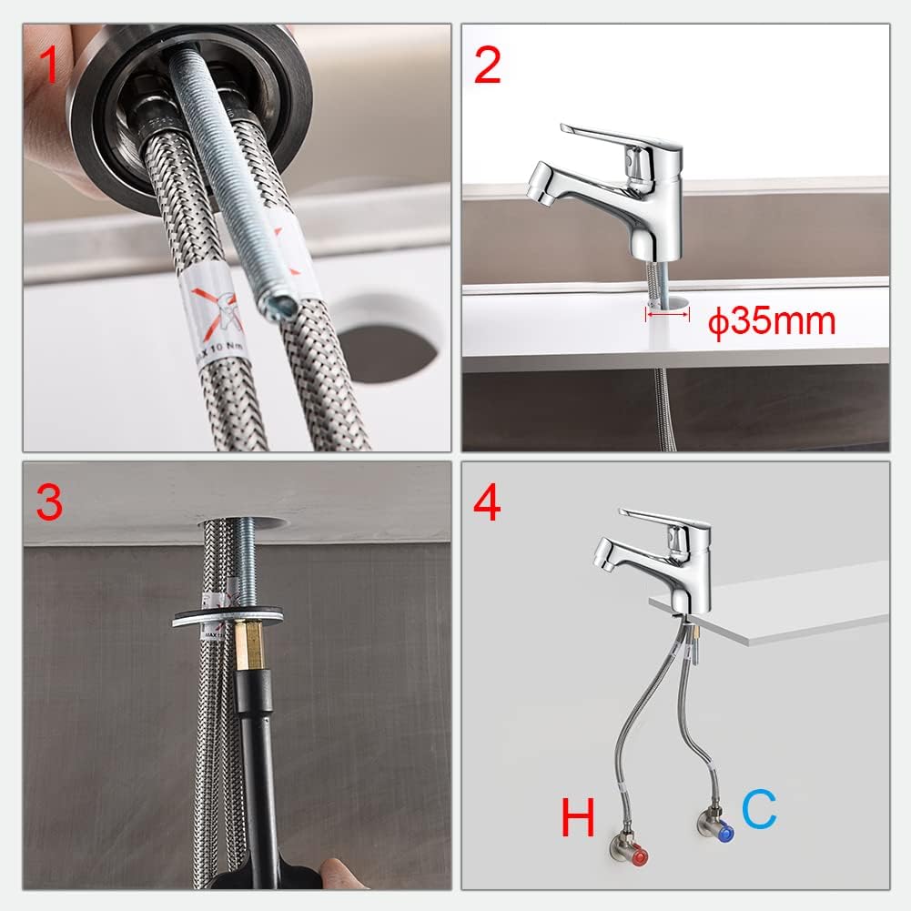 Ibergrif Miscelatore Monocomando Bagno Ottone Cromato - immagine 6