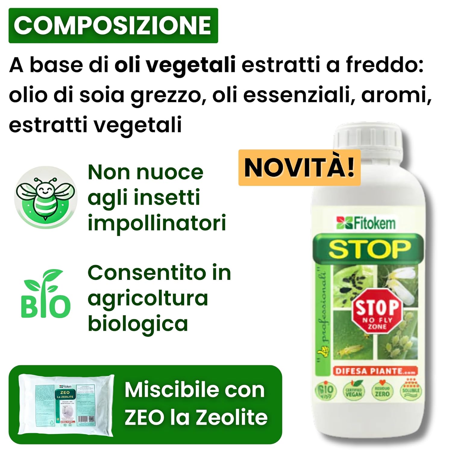 Fitokem - STOP 1 LT - Corroborante BIO - immagine 5