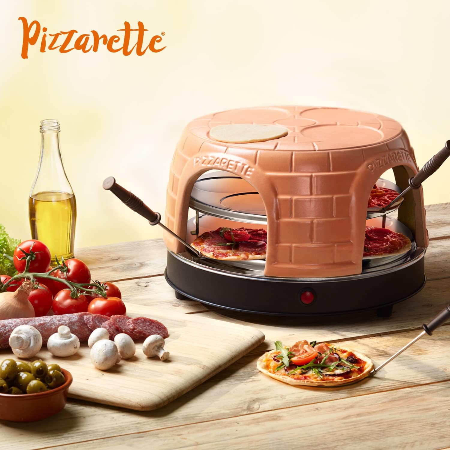 Emerio PIZZARETTE PO-116124.1 - Forno per Mini Pizza - immagine 4
