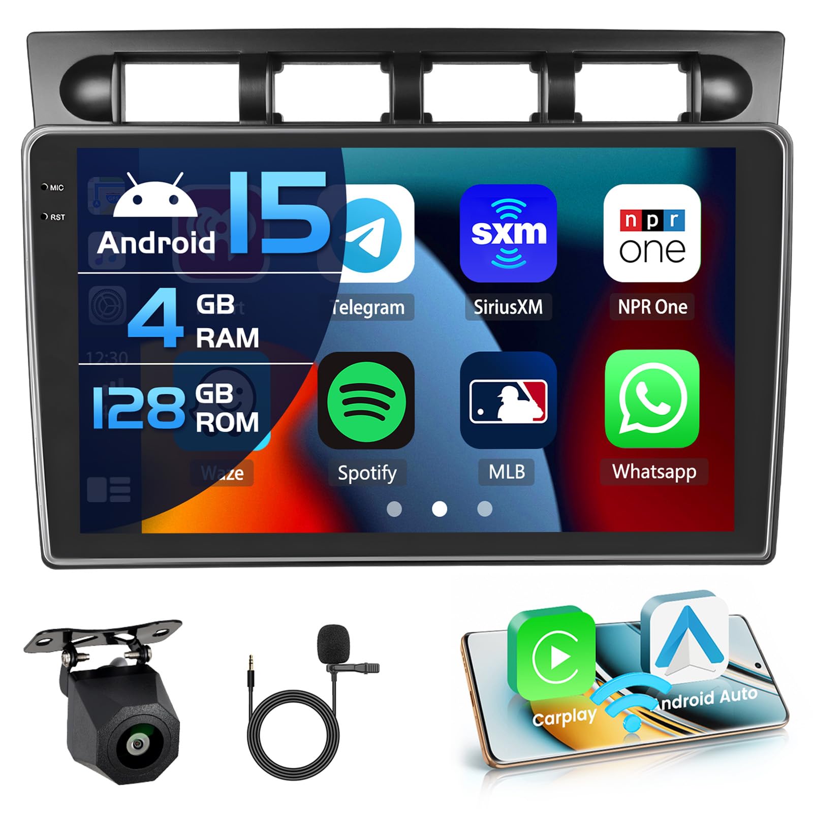 Autoradio Android 15 per Kia Morning Picanto 2004-2007