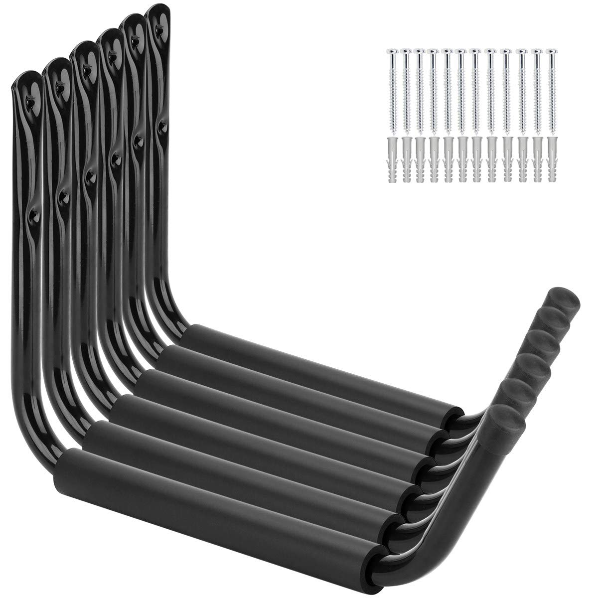 Pipafox 6 pacchi Supporto da Parete Kayak 38cm