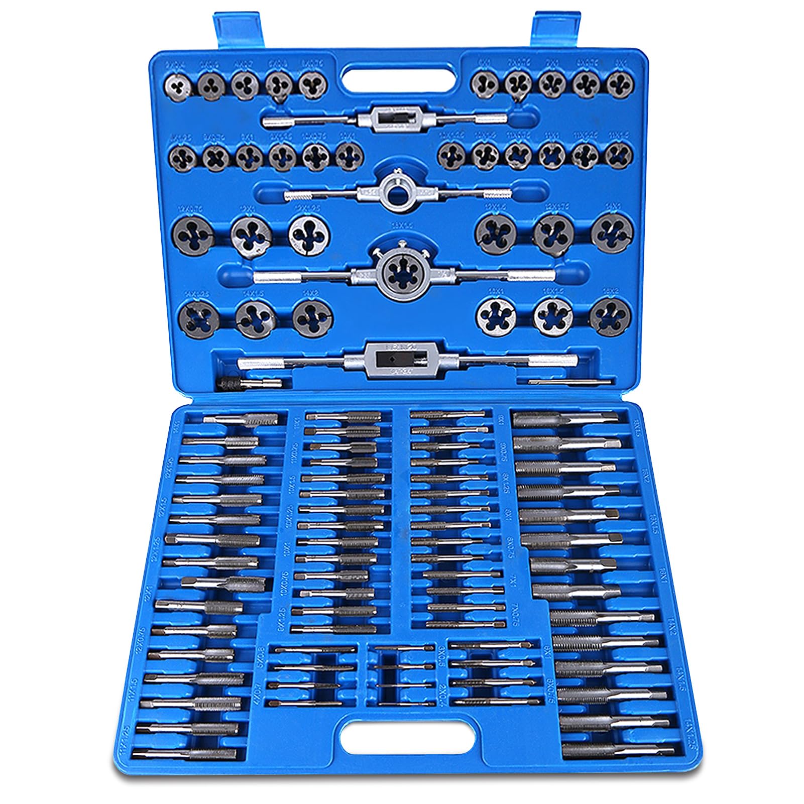 Set Professionale 110 Pezzi Rubinetti e Matrici HSS M2-M18