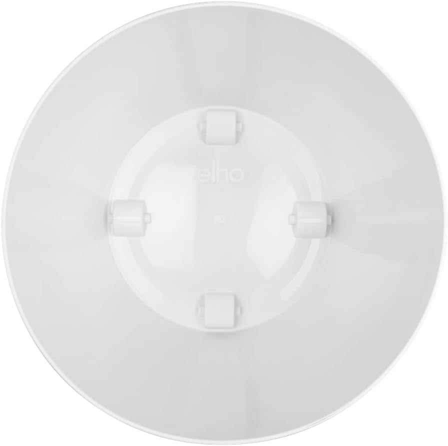 Elho Brussels Round Wheels 40 - Vaso per Interno - Ø 39 x H 36.5 - White - immagine 4