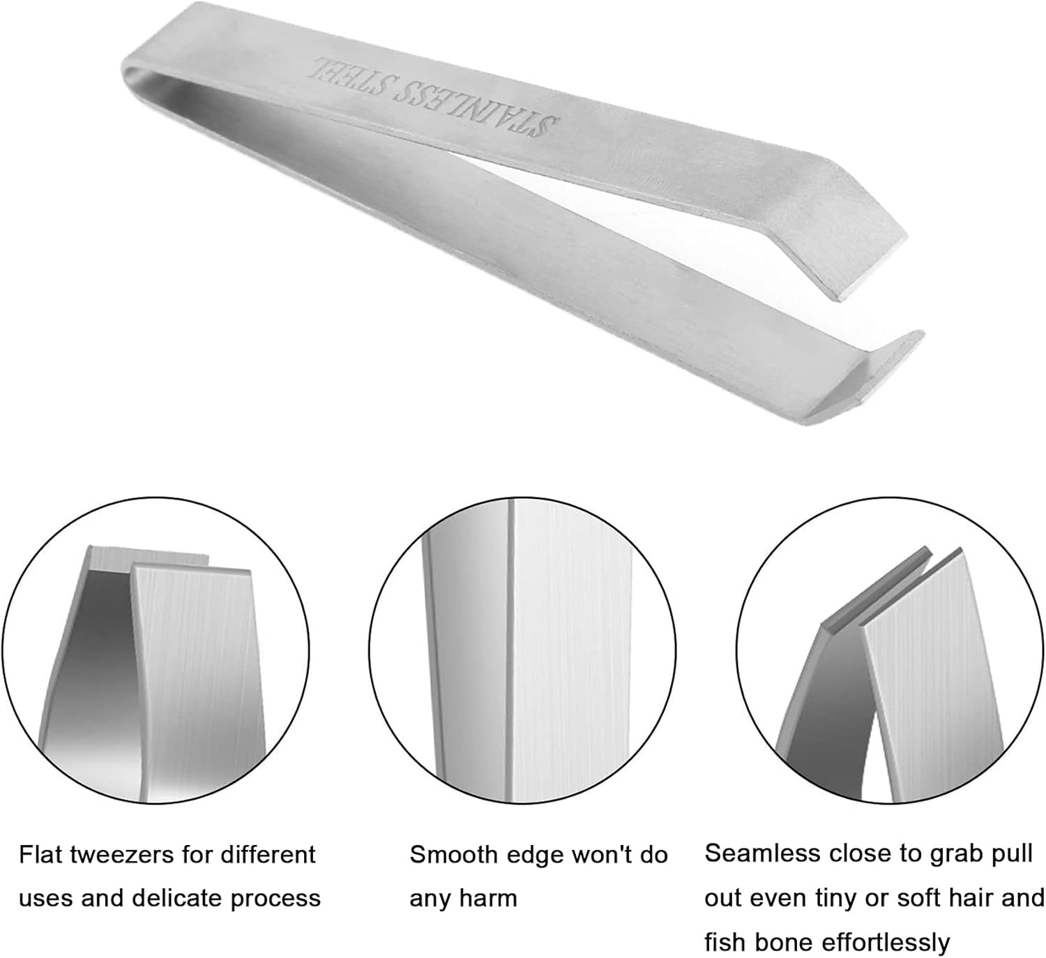Pinzette per Lische di Pesce in Acciaio Inox - immagine 2