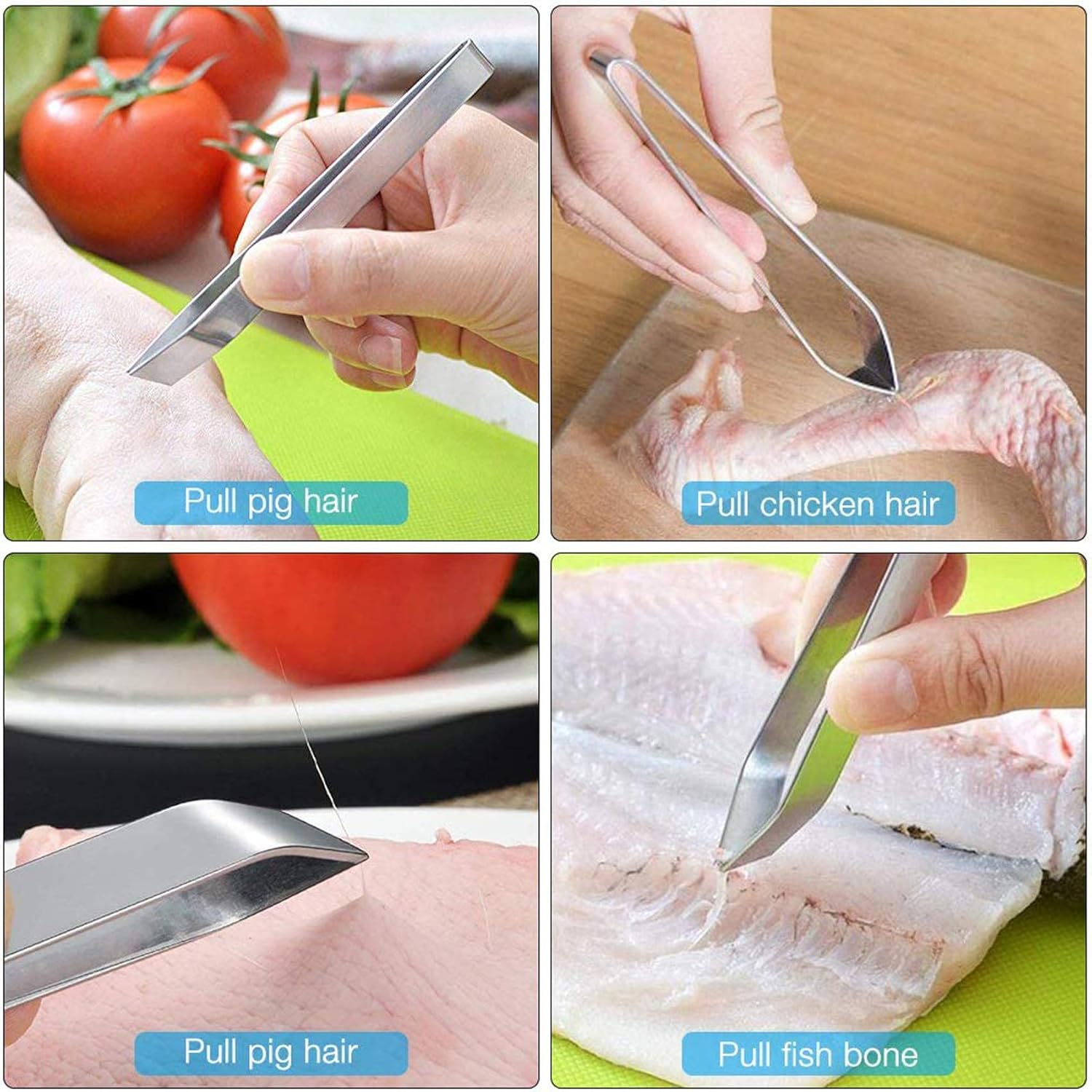 Pinzette per Lische di Pesce in Acciaio Inox - immagine 4