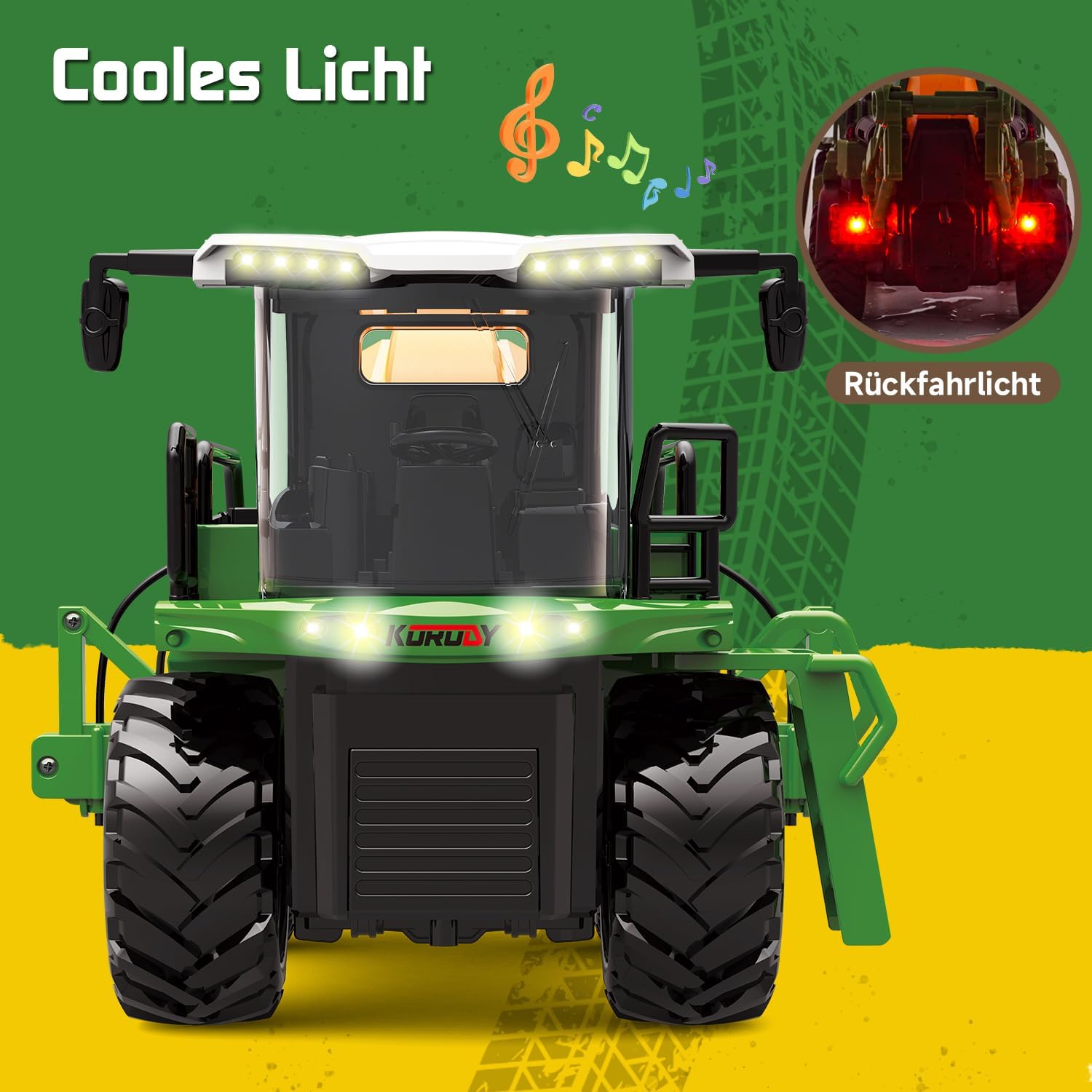 Trattore Telecomandato per Bambini con Irrigatore - immagine 3