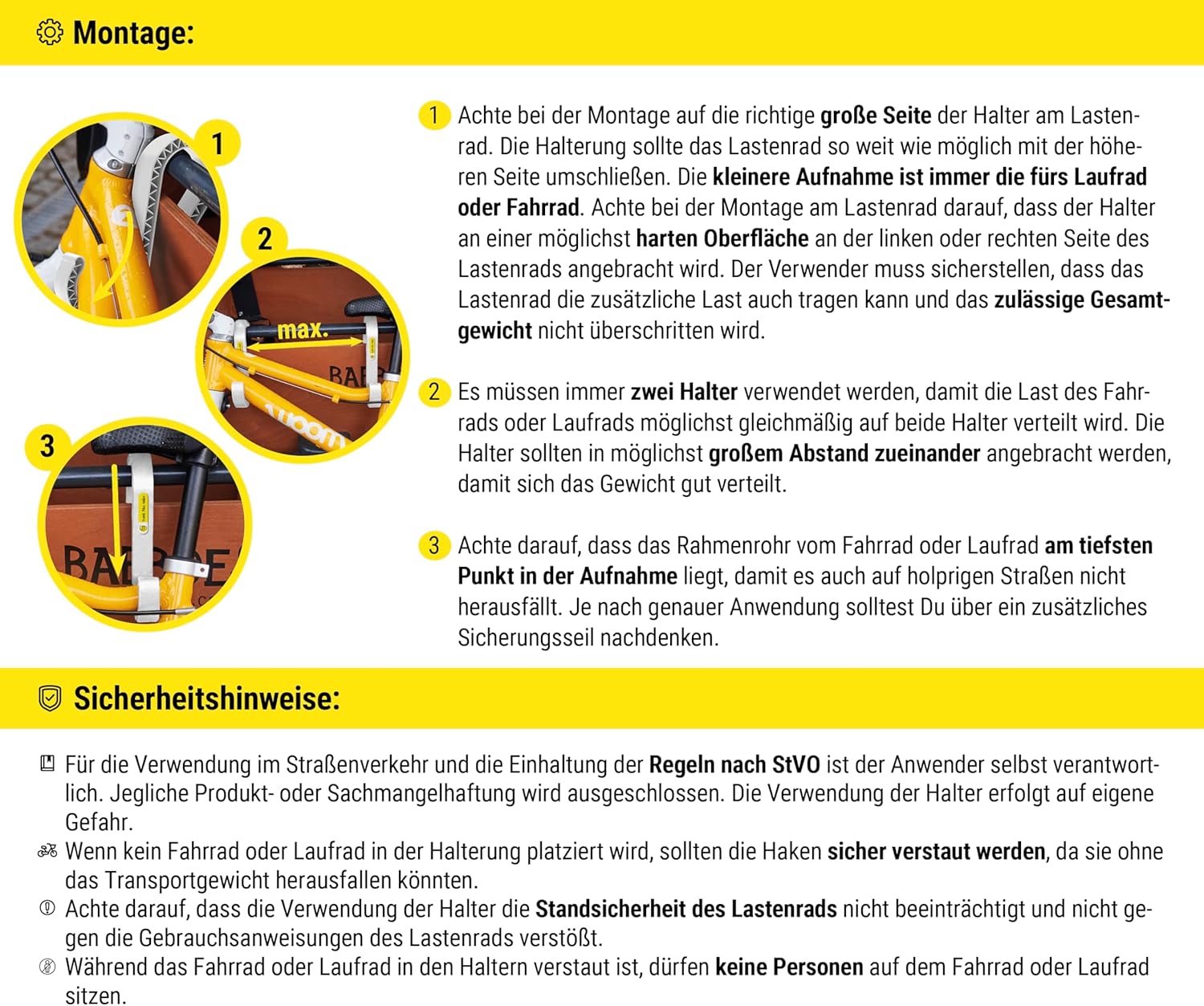 FBH | DE | Bicicletta | Holder M | 2 pezzi | Versione 2 - immagine 10