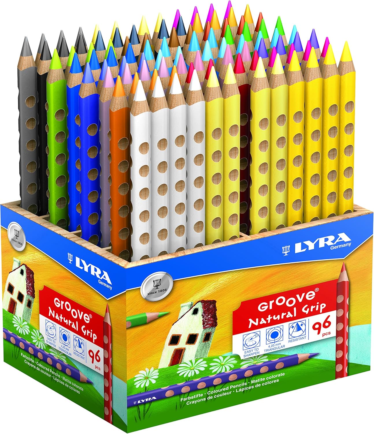 Lyra Groove 946209 Matite, 96 Pezzi - immagine 1