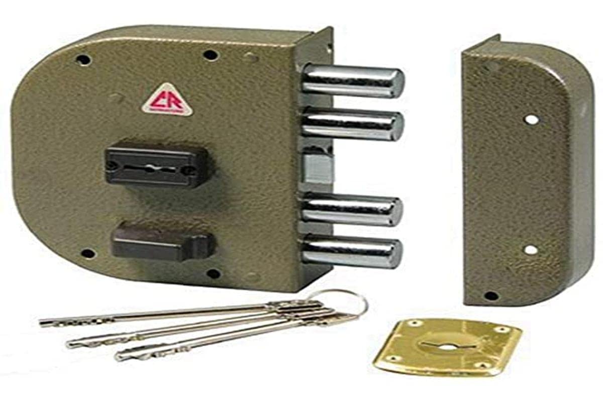 Cr Serrature 2050 Serratura da Applicare con Scrocco, Entrata Destra, 60 mm