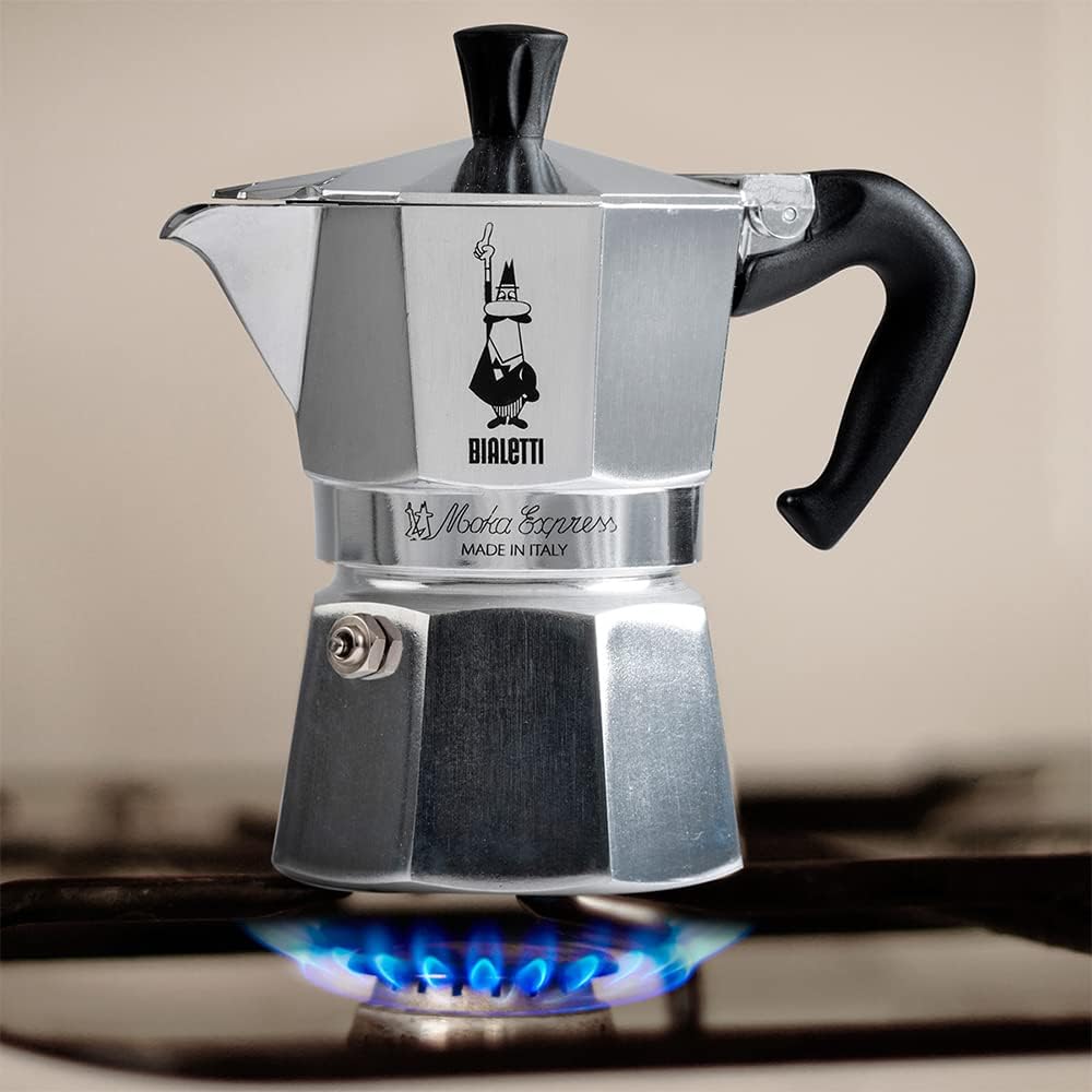 Bialetti Caffettiera Moka Express 2 Tazze (90ml) - immagine 3