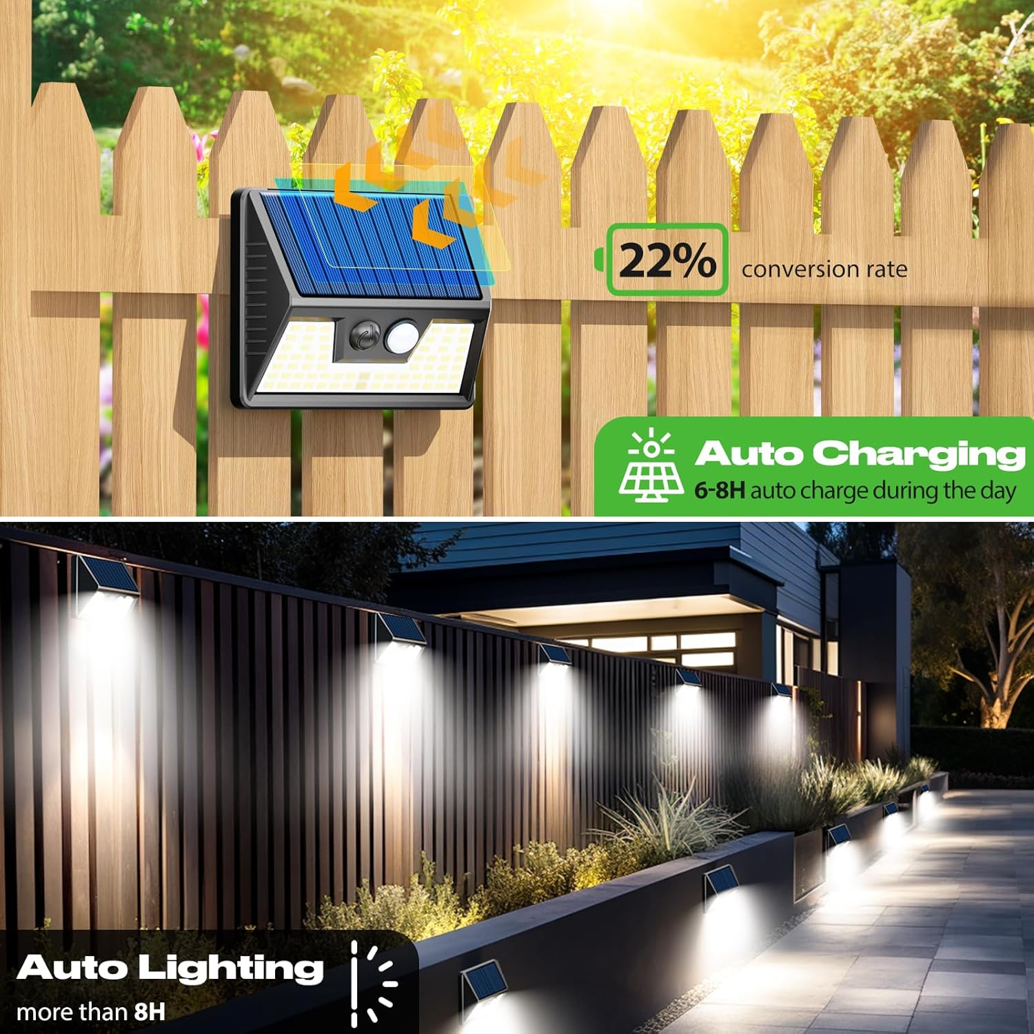 Nipify Faretto Led da Esterno Solare 4 Pezzi - immagine 2