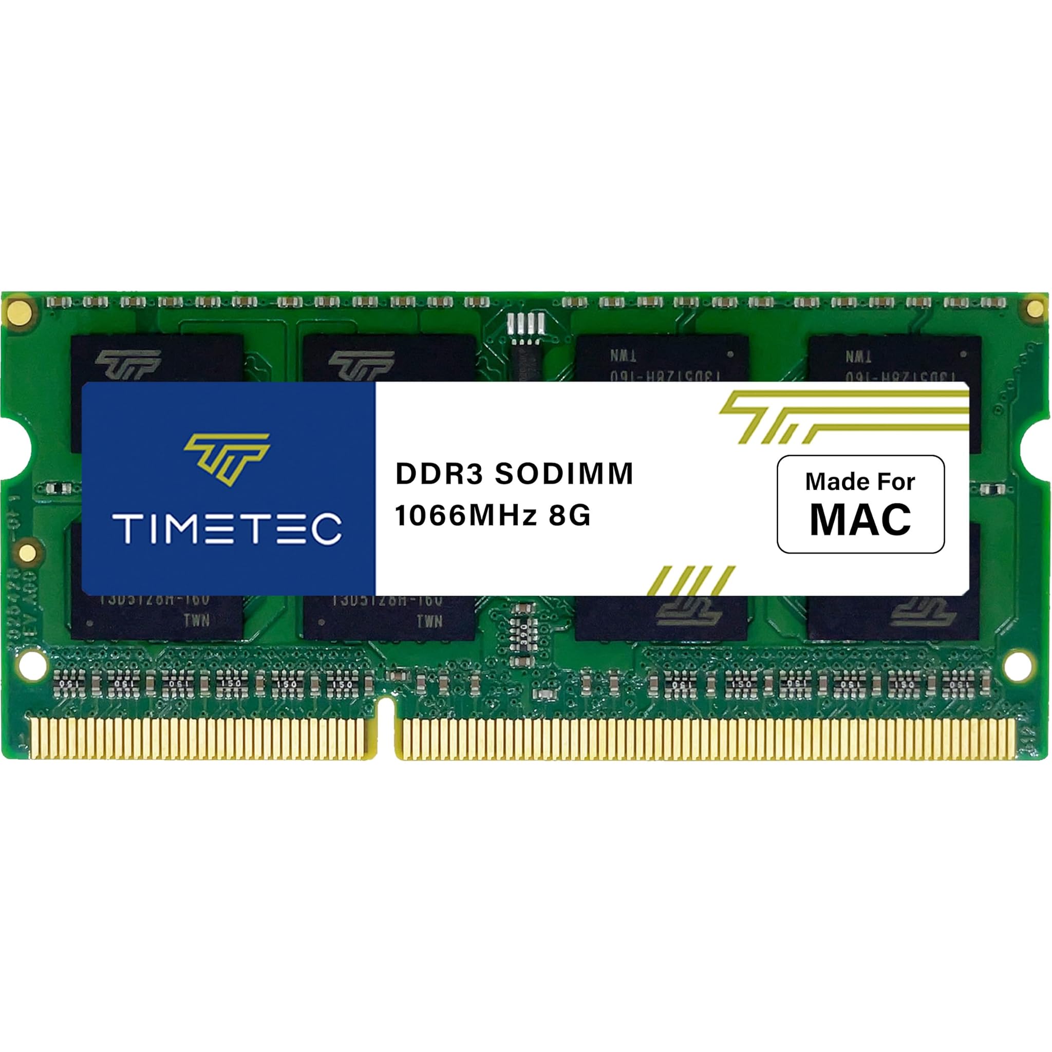 Timetec 8GB Apple DDR3 1067MHz/1066MHz PC3-8500 per Mac Book(metà 2010 13''), Mac Book Pro(metà 2010 13''), iMac(fine 2009 27''), Mac Mini(metà 2010) SODIMM Aggiornamento della RAM MAC