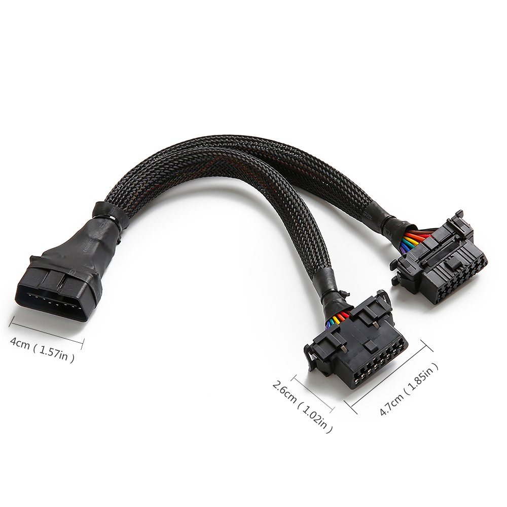 Bbflyobd B6 Splitter Prolunga OBD2 16 Pin (10 Pezzi) - immagine 2