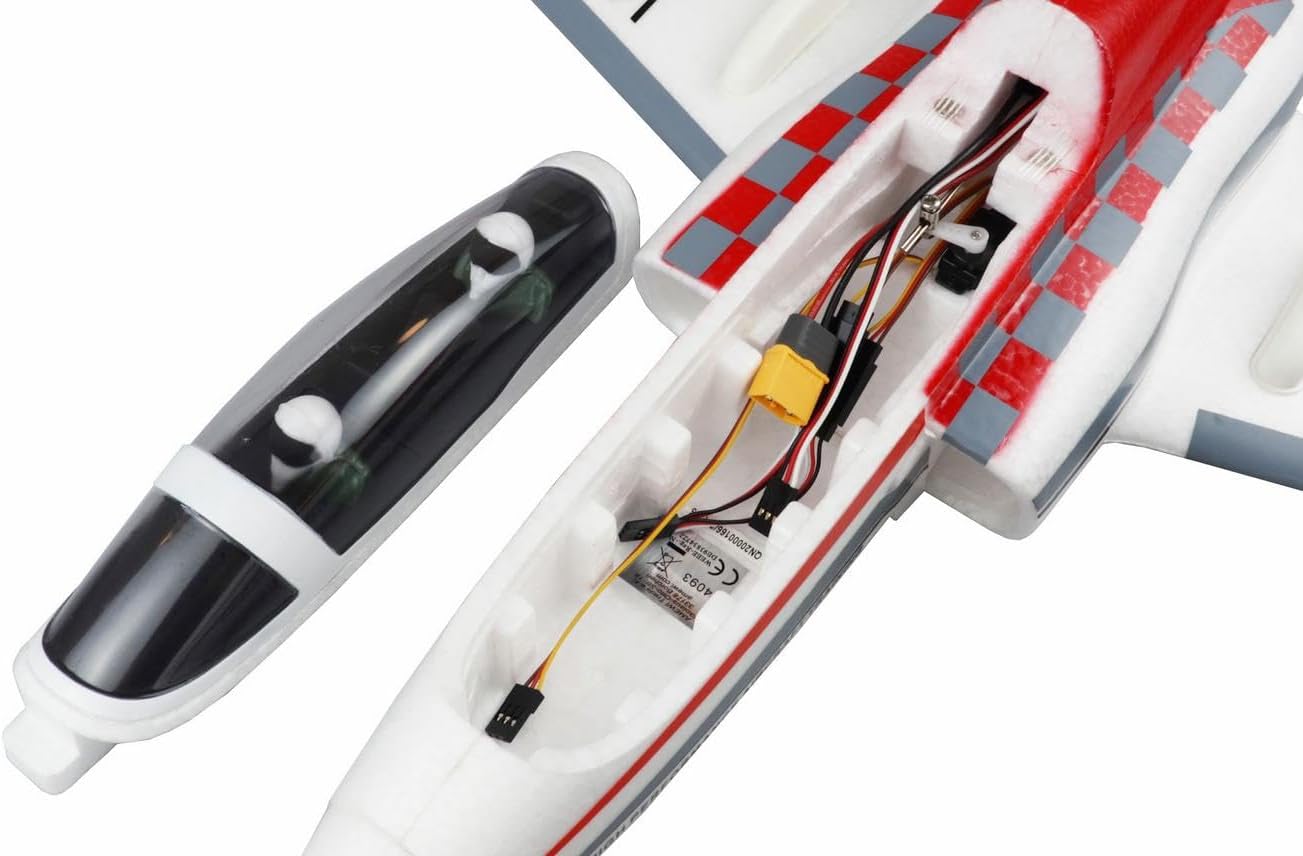 Amewi AMXFlight Viper Hpat Jet EPO PNP rosso/bianco RC telecomandato - immagine 2