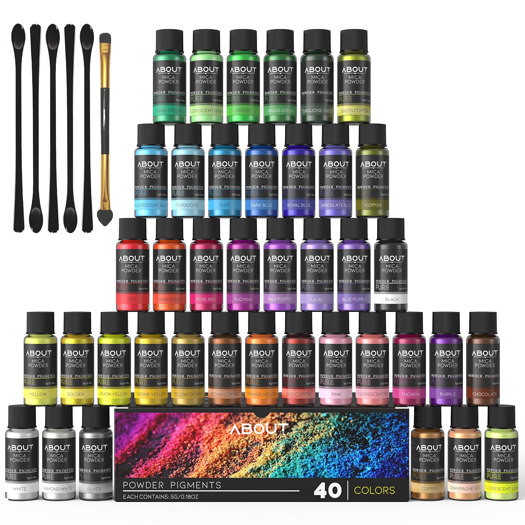 Mica Polvere Epossidica 40 Colori 5g