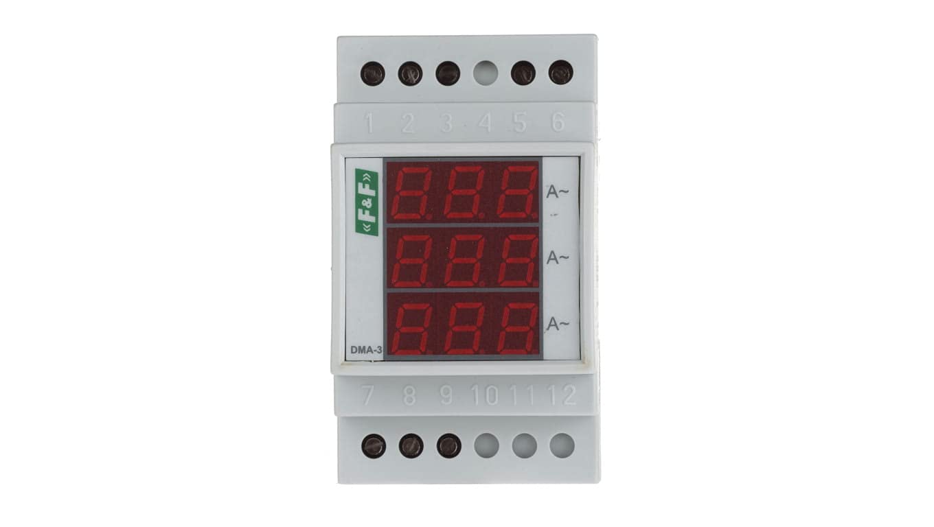 DMA3RMS 3-Phase Digital Modulare 0-20A Precisione 0,5%