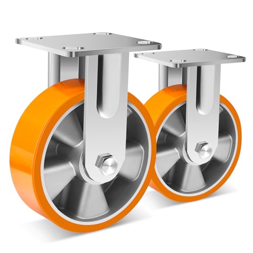 W B D WEIBIDA Rotelle per Mobili Pesanti Fisse 150mm (Set 2)