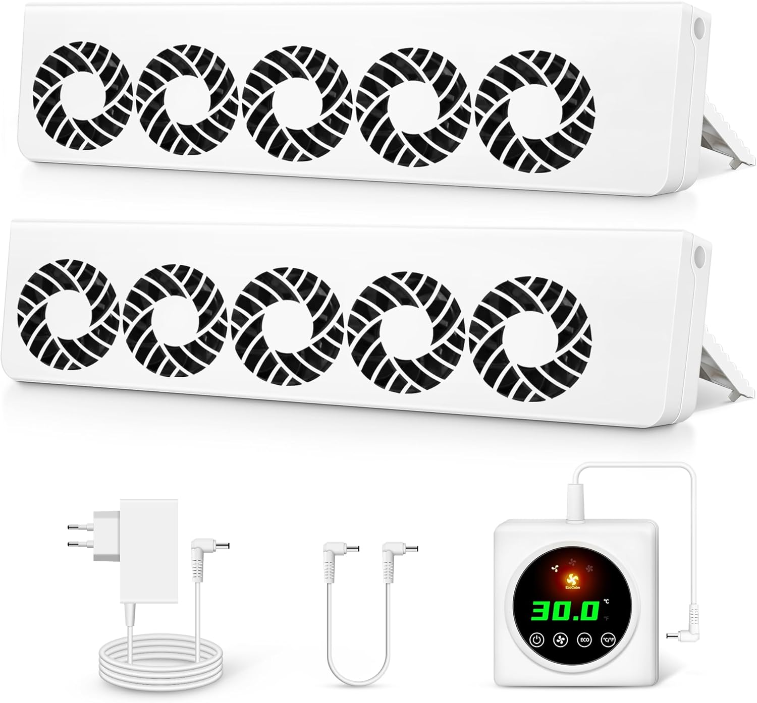 ecoCalm Ventole per Termosifoni 2.0 con Controller - immagine 1