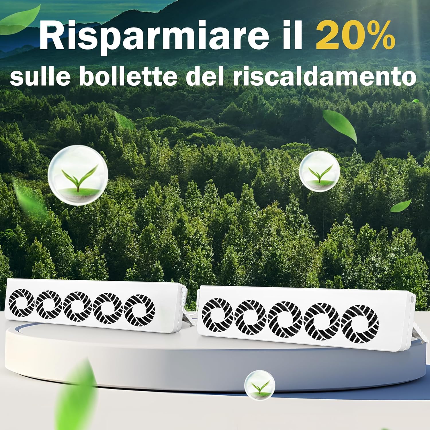 ecoCalm Ventole per Termosifoni 2.0 con Controller - immagine 6