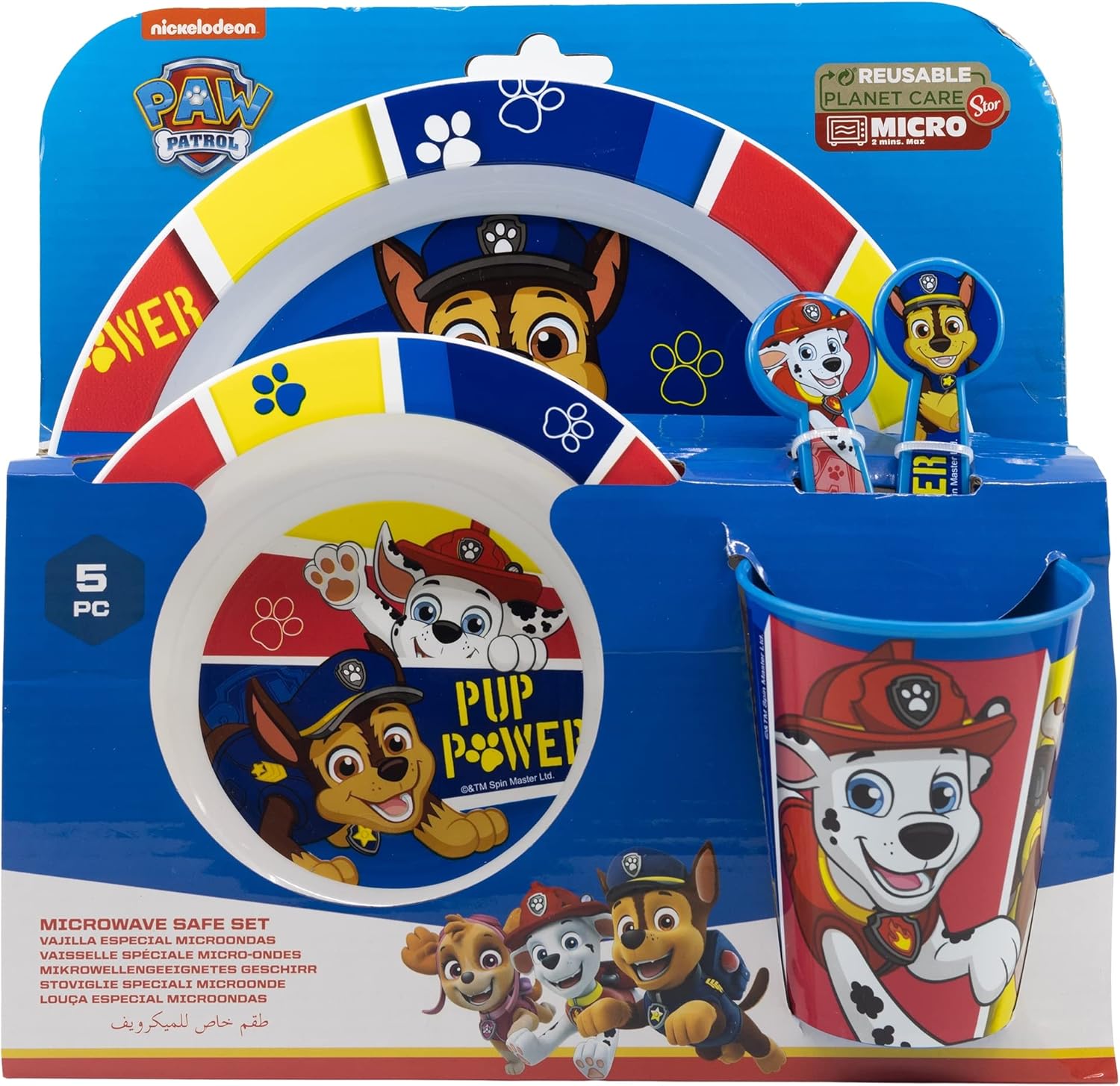 SET 5 PZ MICRO KIDS PAW PATROL Stor - immagine 2