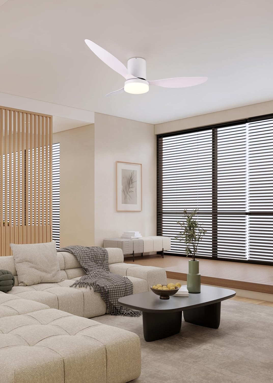 Reality Leuchten Göteborg R64202131 - Ventilatore a Soffitto LED - immagine 5