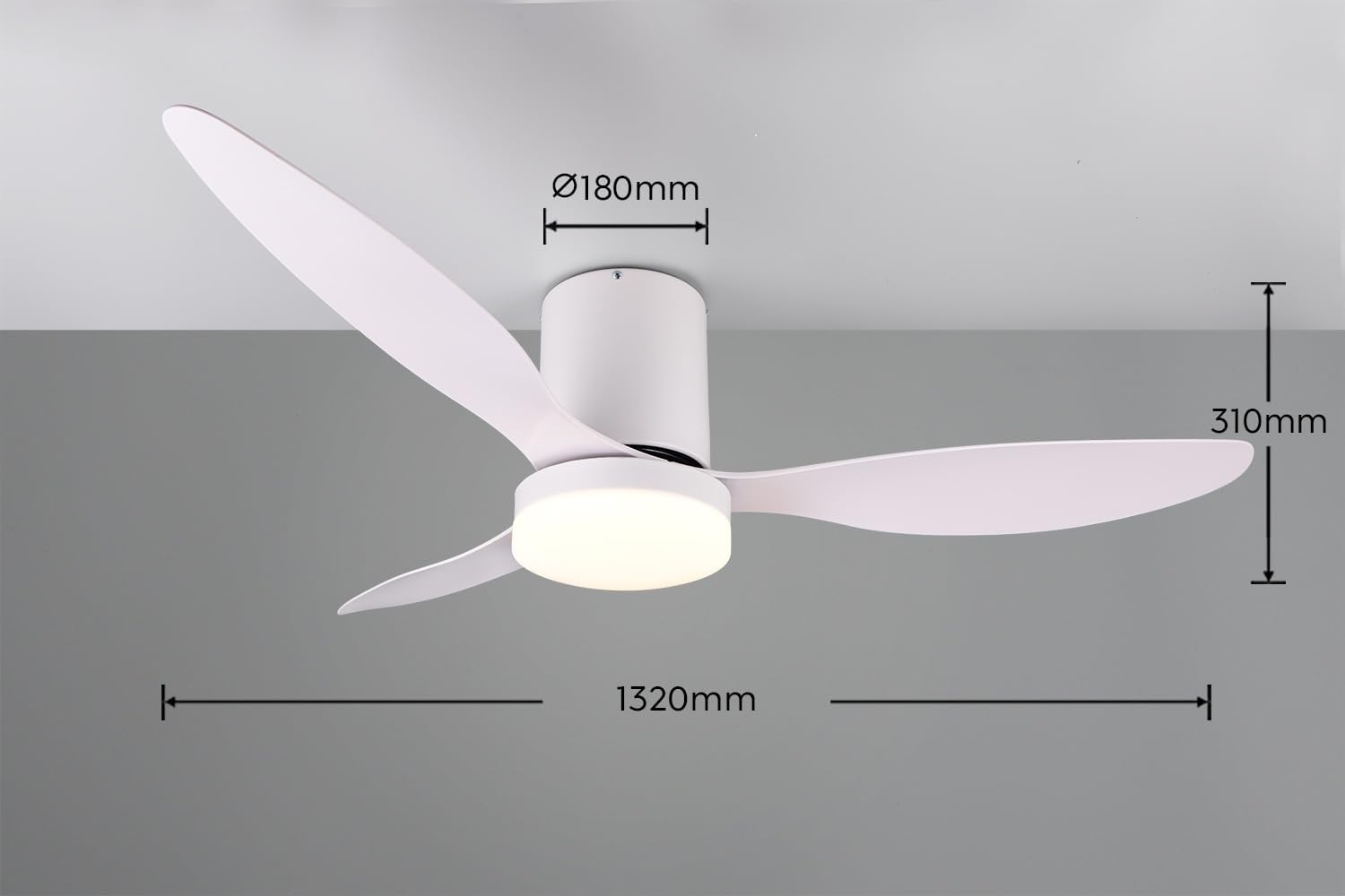Reality Leuchten Göteborg R64202131 - Ventilatore a Soffitto LED - immagine 7