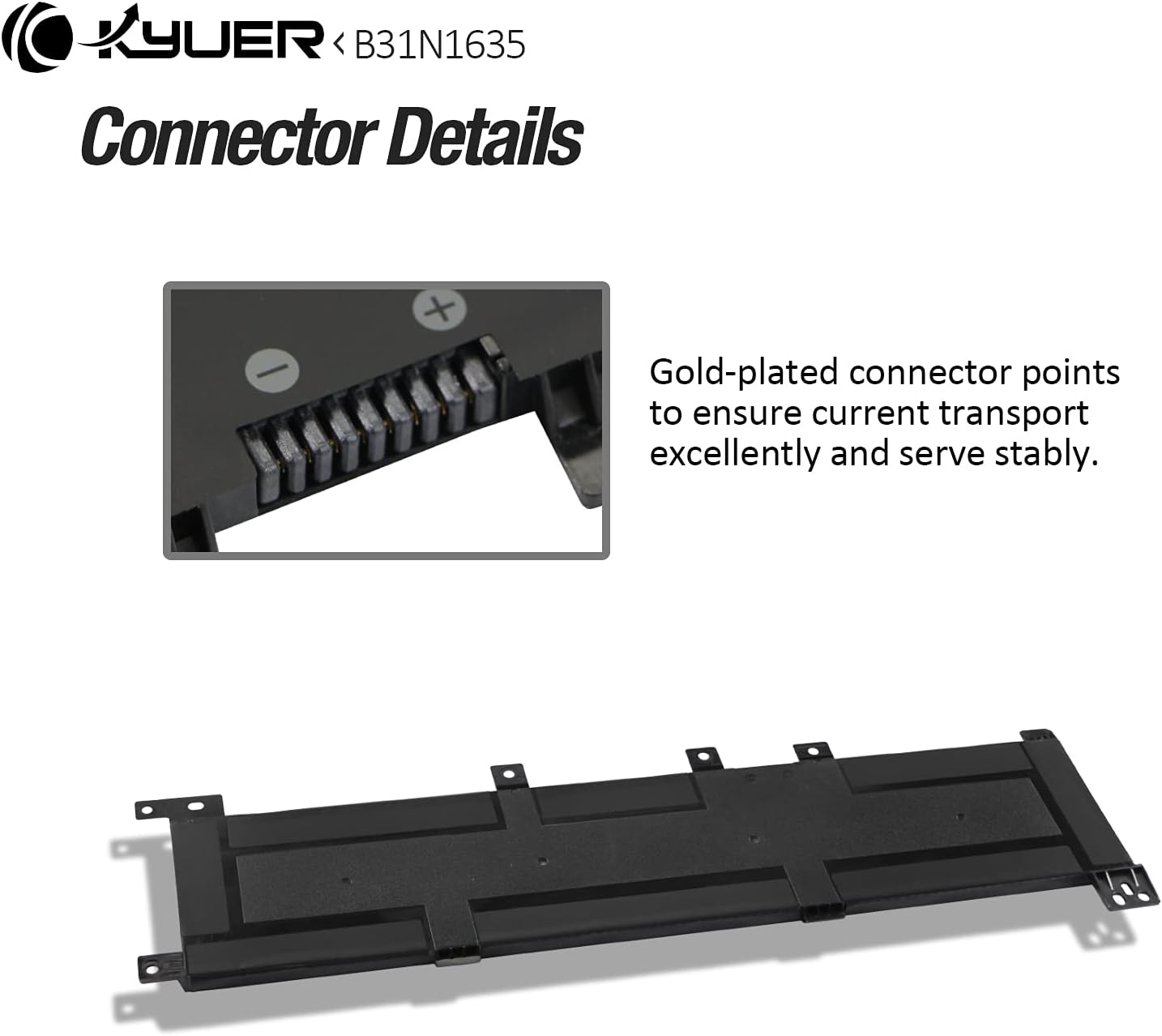 K Kyuer B31N1635 Batteria per ASUS VivoBook - immagine 4