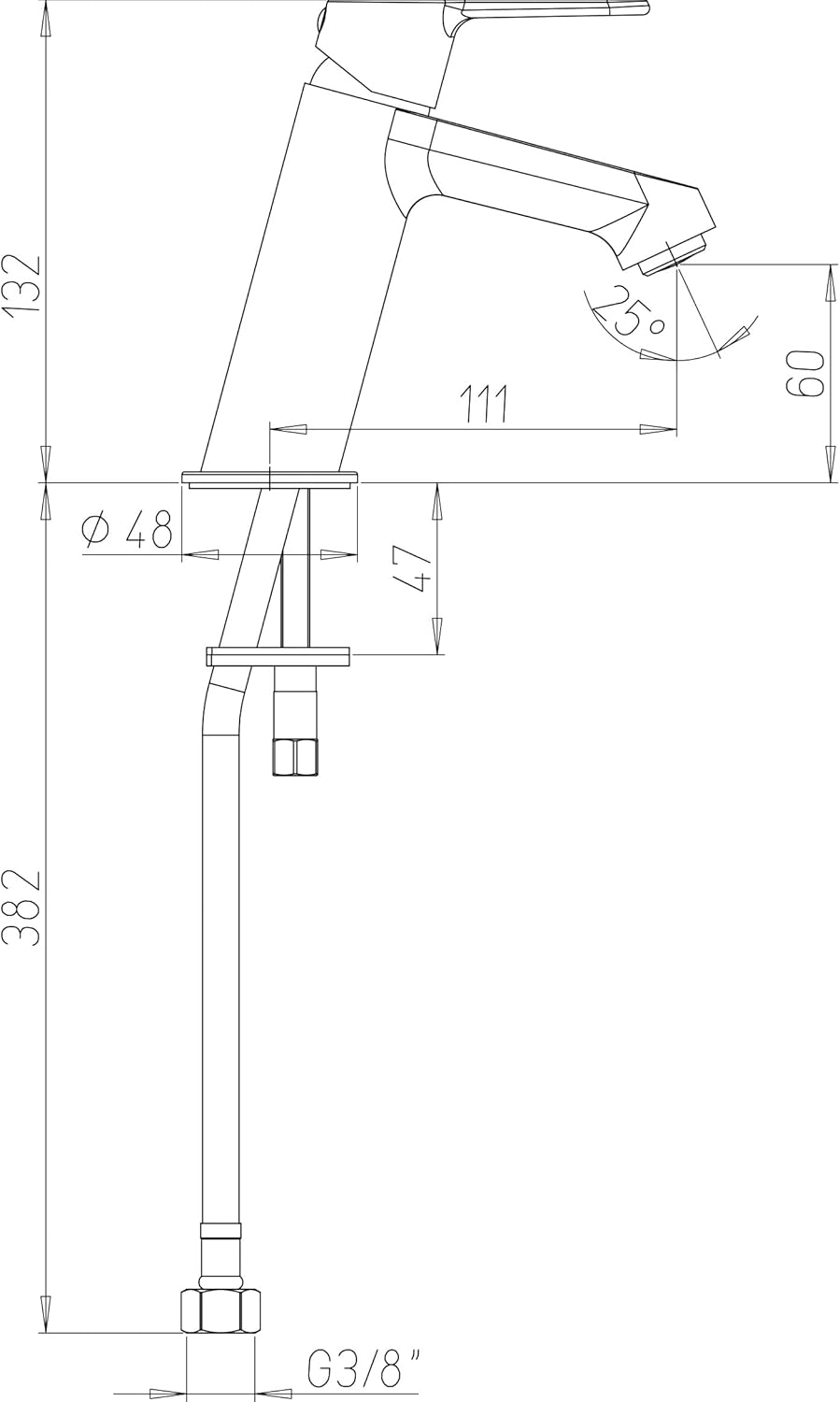 Paini GIADA205 Rubinetto Bagno, Cromo