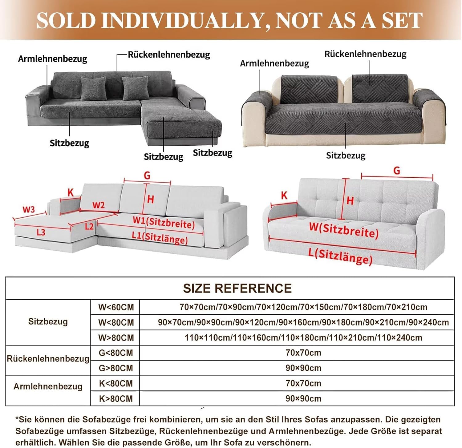 Copridivano Antiscivolo 4 Posti con Penisola - immagine 4