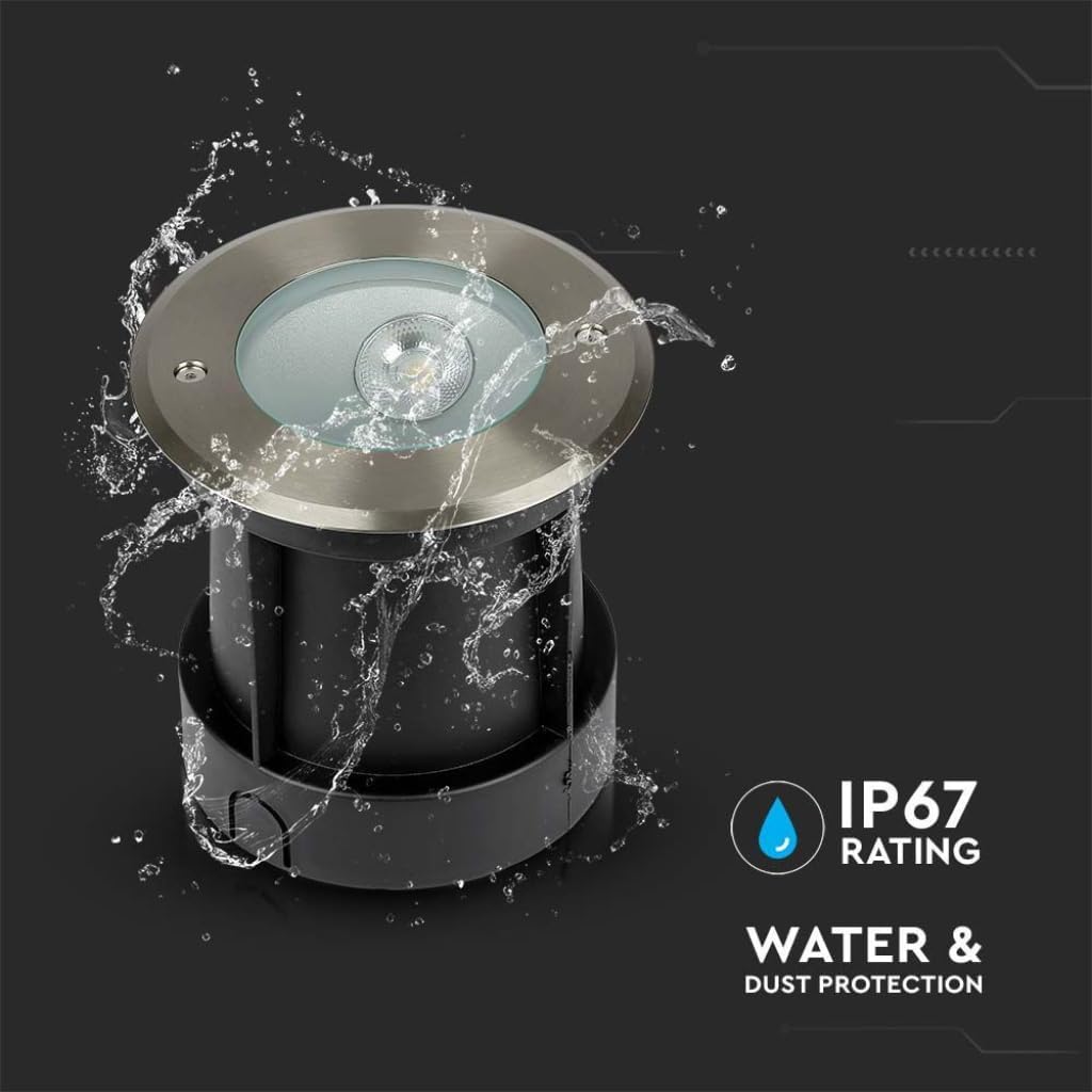 VT-7679 8W LED COB UNDERGROUND LIGHT (OBLIQUE ANGLE 20'D) COLORCODE:4000K - immagine 6