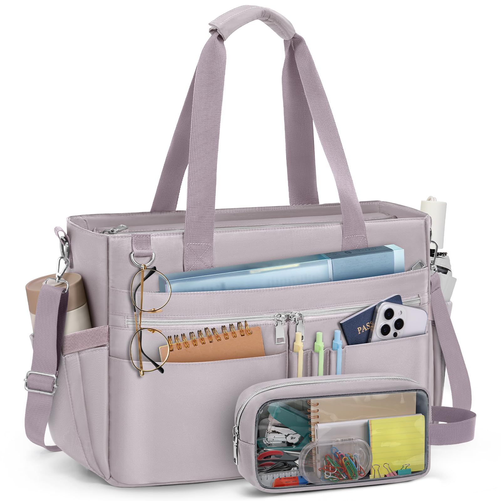 RAINSMORE Borsa PC 15.6 Pollici Donna Resistente all'Acqua