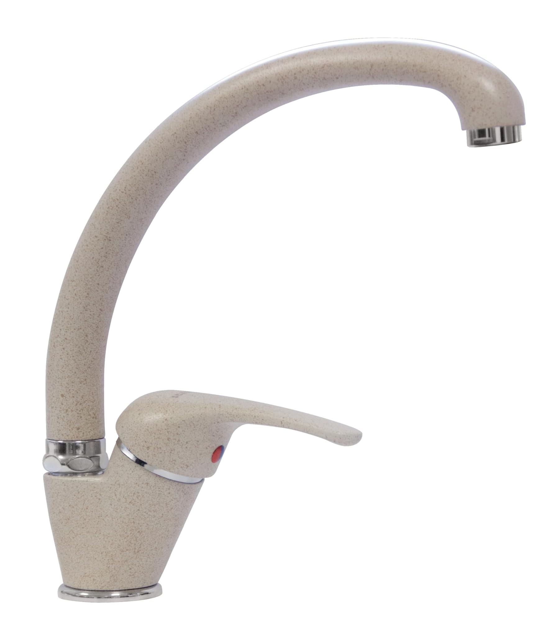 SCHOCK | Miscelatore Omega Alto, Monocomando Canna Conica, Colore Avena, h250mm