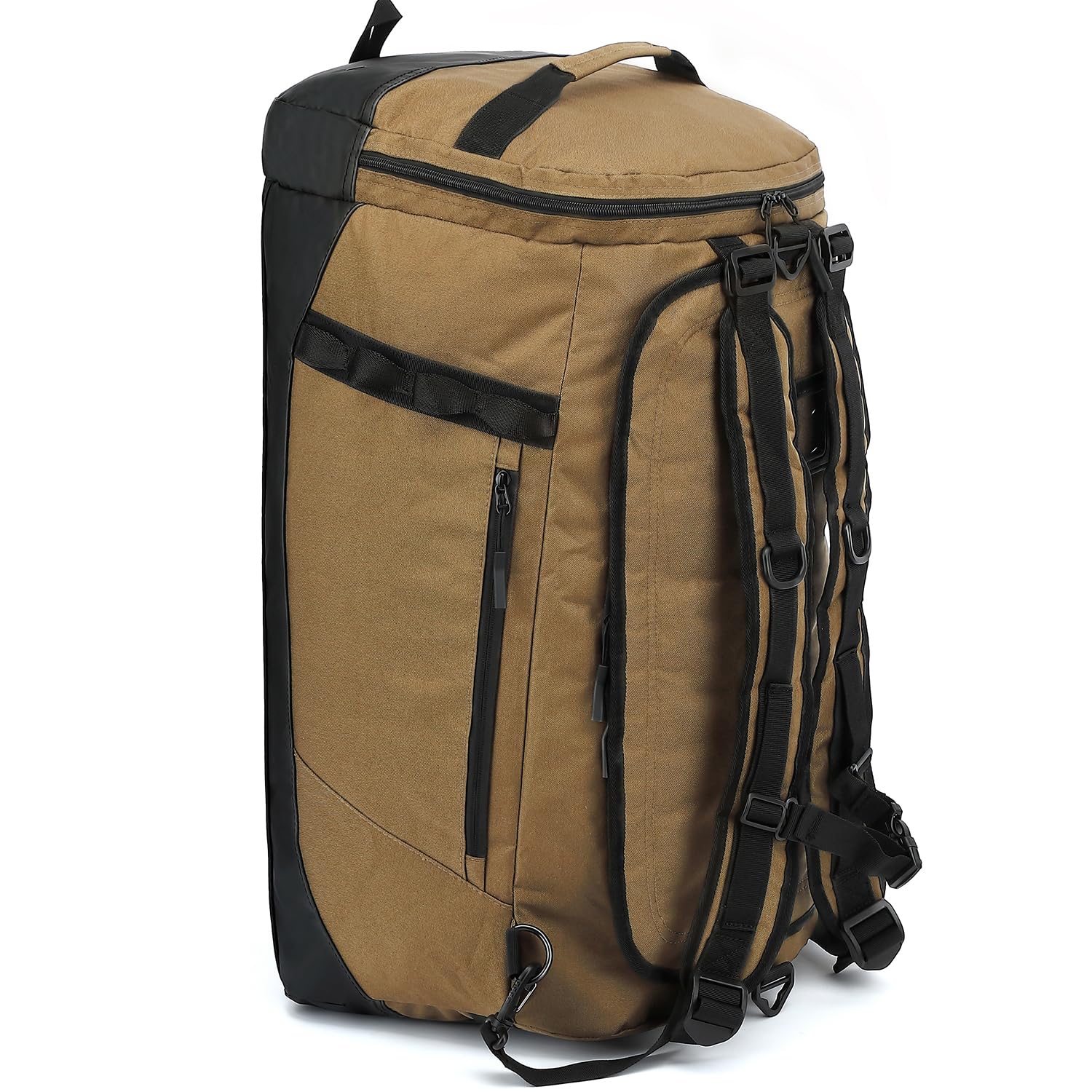 TONRUYN Borsone Palestra Uomo Grande 70L, Marrone