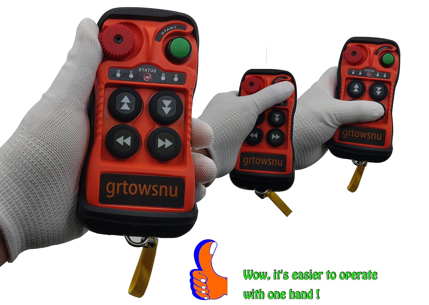 Telecomando Wireless 4 Canali 12V 24V per Gru - immagine 4