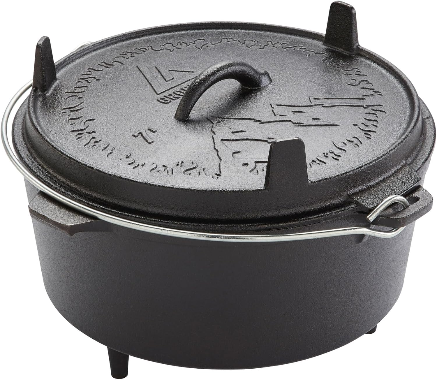 Groenberg Askja Dutch Oven BBQ - Pentola Ghisa 7L