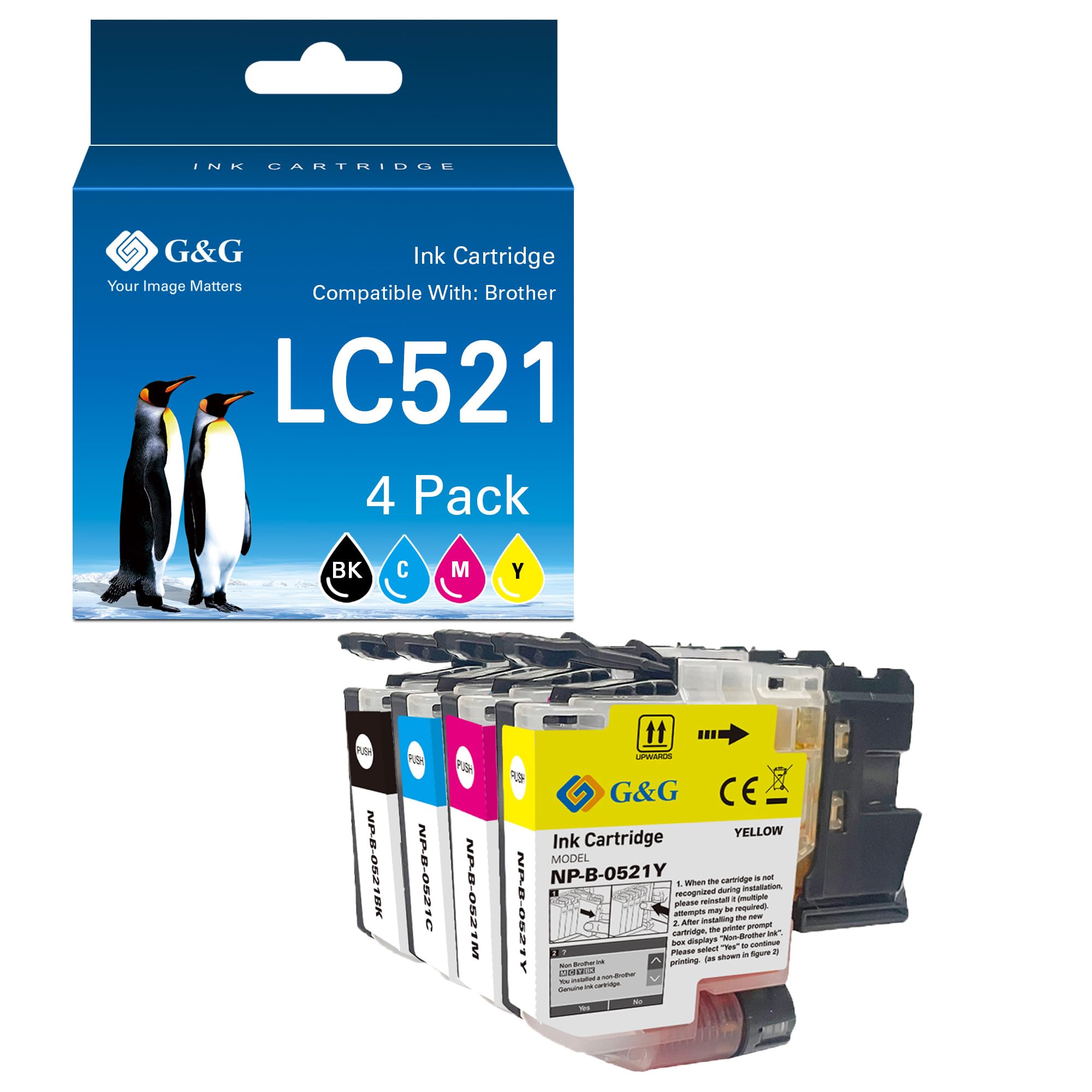 G&g LC521VAL Cartucce compatibili Brother LC521