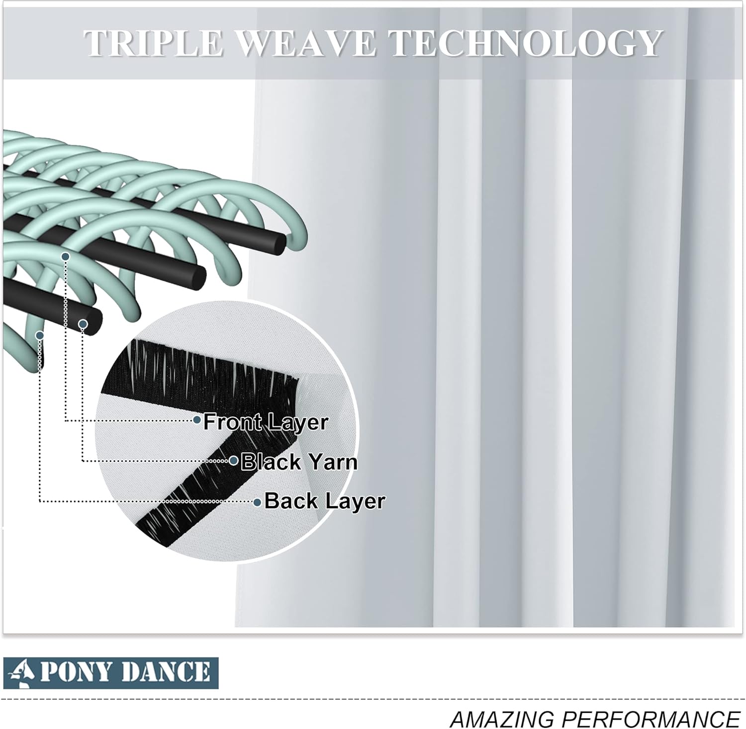Pony Dance Tende per Esterno Impermeabili 132x243 CM - immagine 7