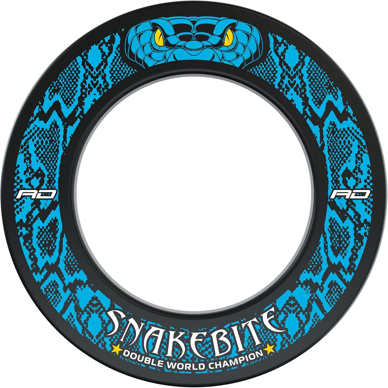 RED DRAGON Peter Wright Snakebite DWC Dartboard Surround - immagine 2