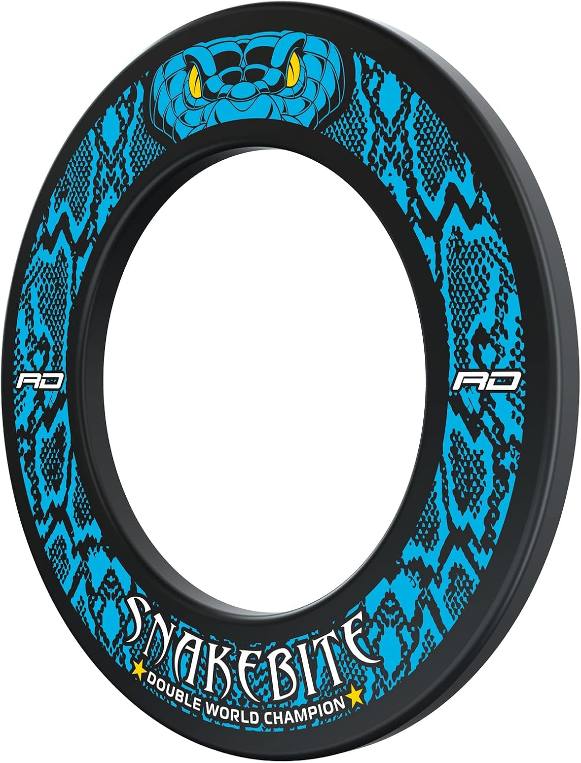 RED DRAGON Peter Wright Snakebite DWC Dartboard Surround - immagine 3