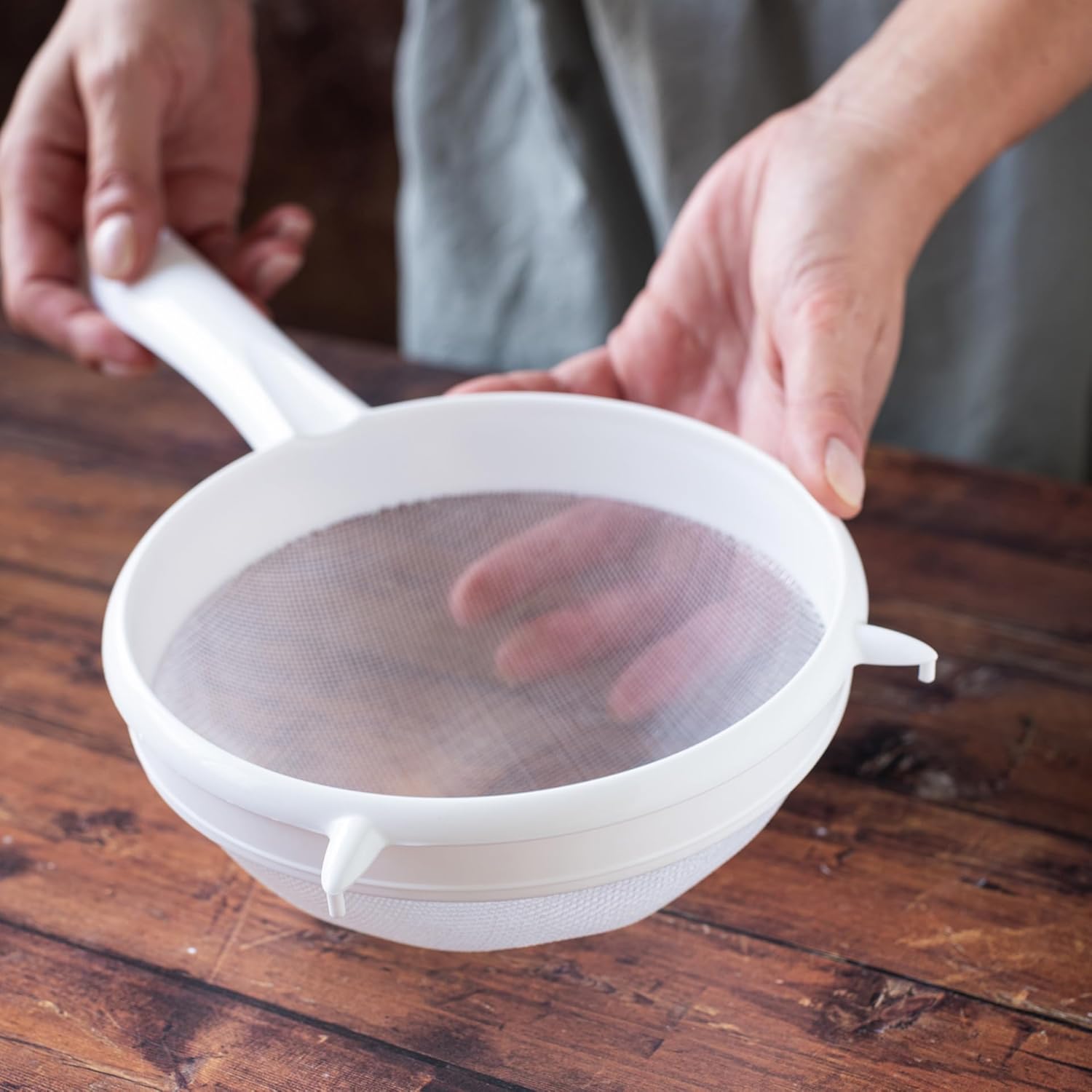 Fackelmann Colino Rete Maglia Fitta 17 cm, Bianco - immagine 4