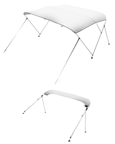 Vevor Tendalino per Barca a 3 Archi Grigio Chiaro