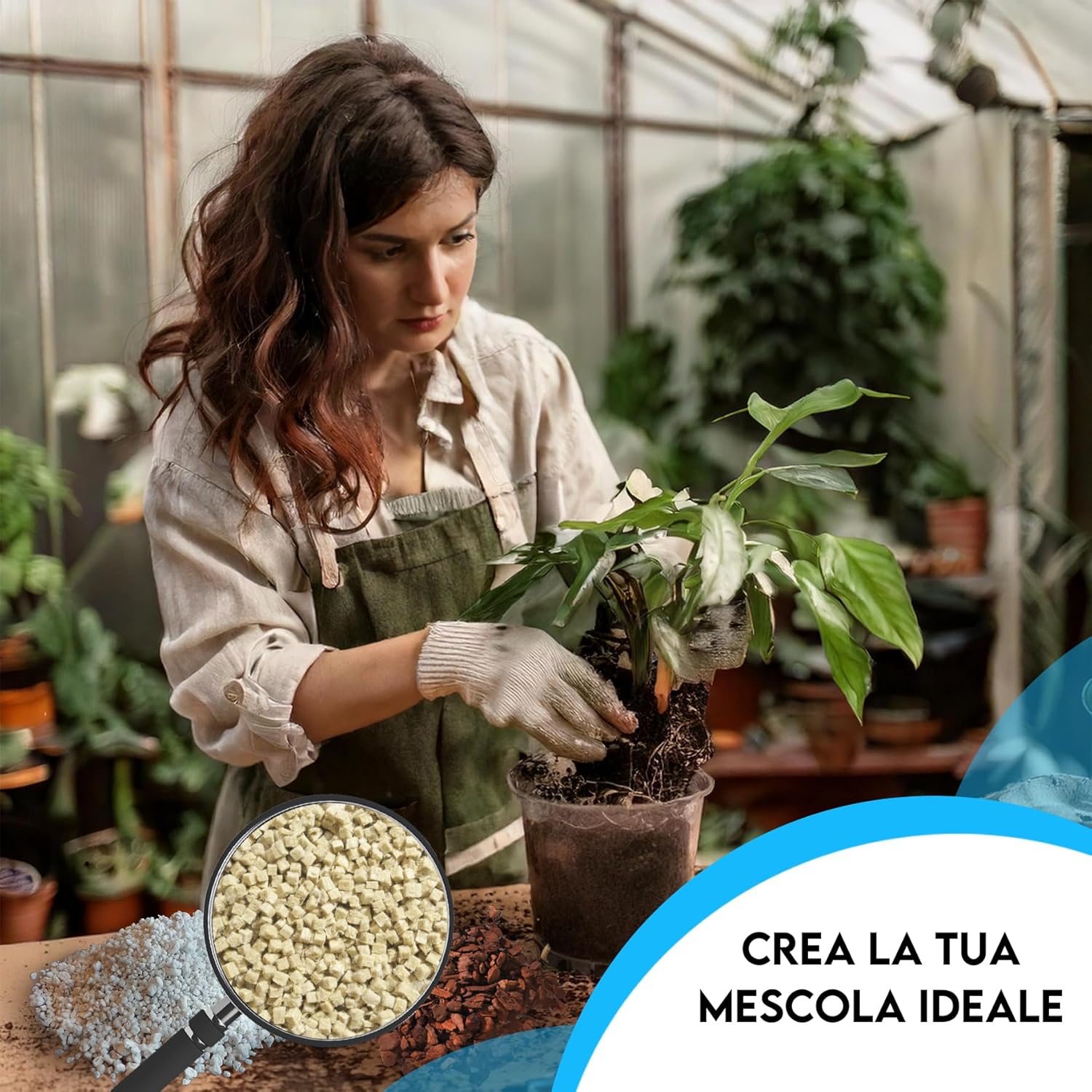 ZOMA Lana di Roccia per Piante 2L - immagine 2