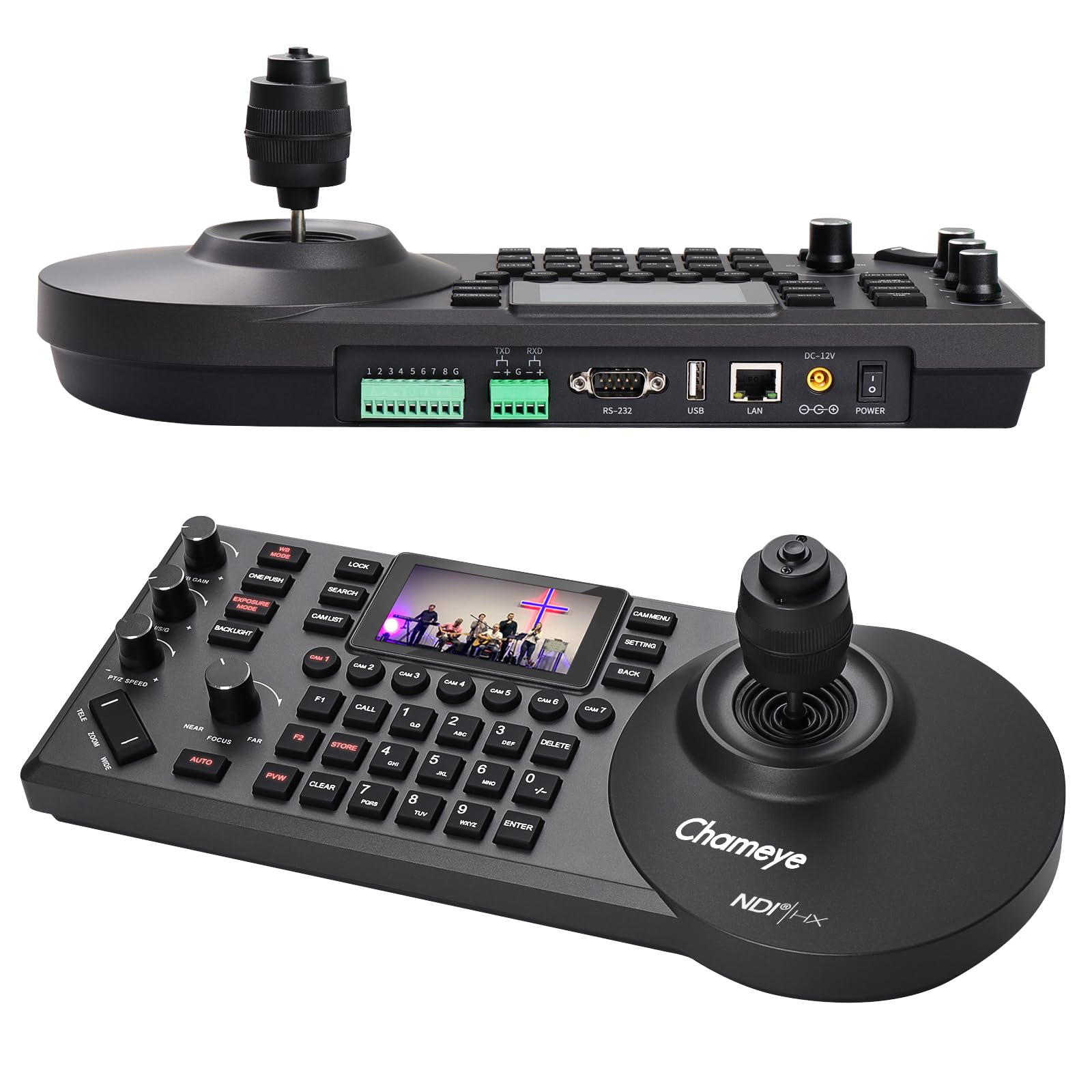 Chameye Controller per Telecamera PTZ PoE con Joystick 4D