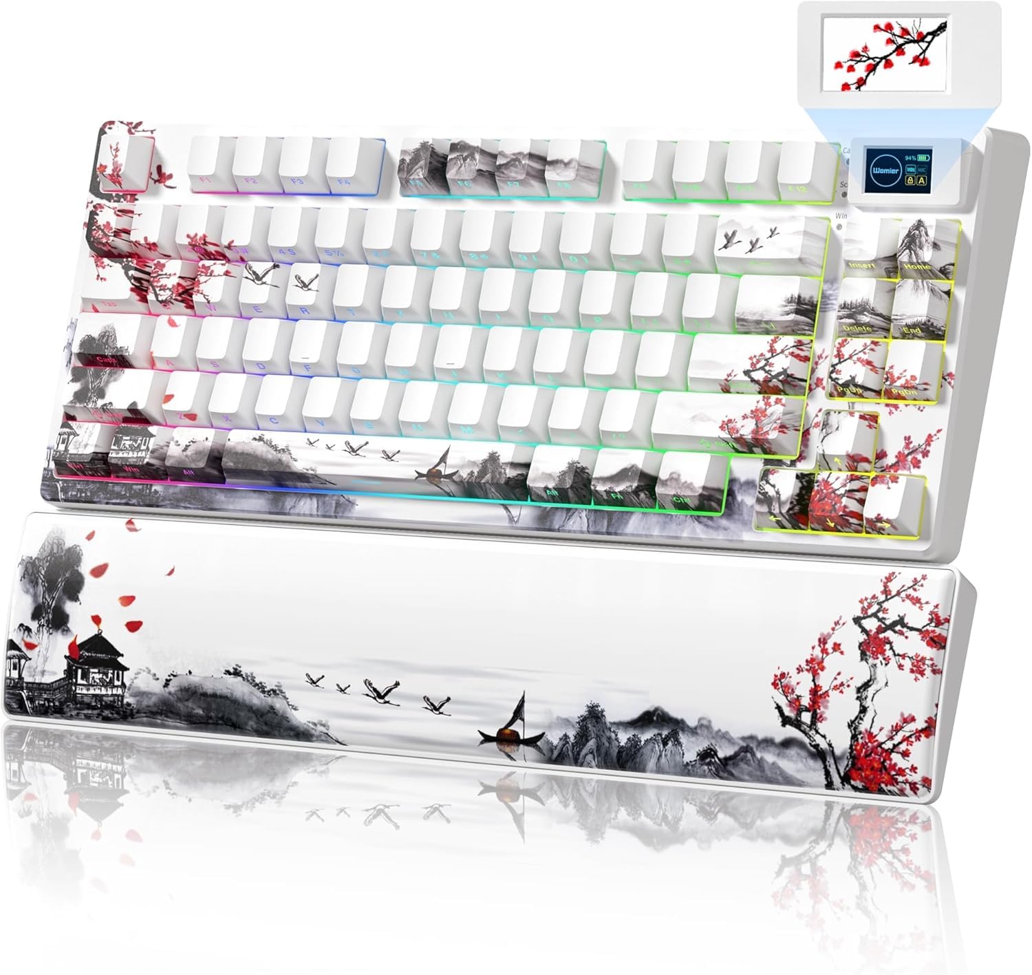 SK80 Pro Tastiera Meccanica 75% Gaming, Bianco