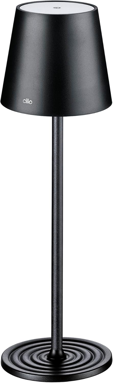 Cilio Lampada da Tavolo LED SOLE, Nera - immagine 1