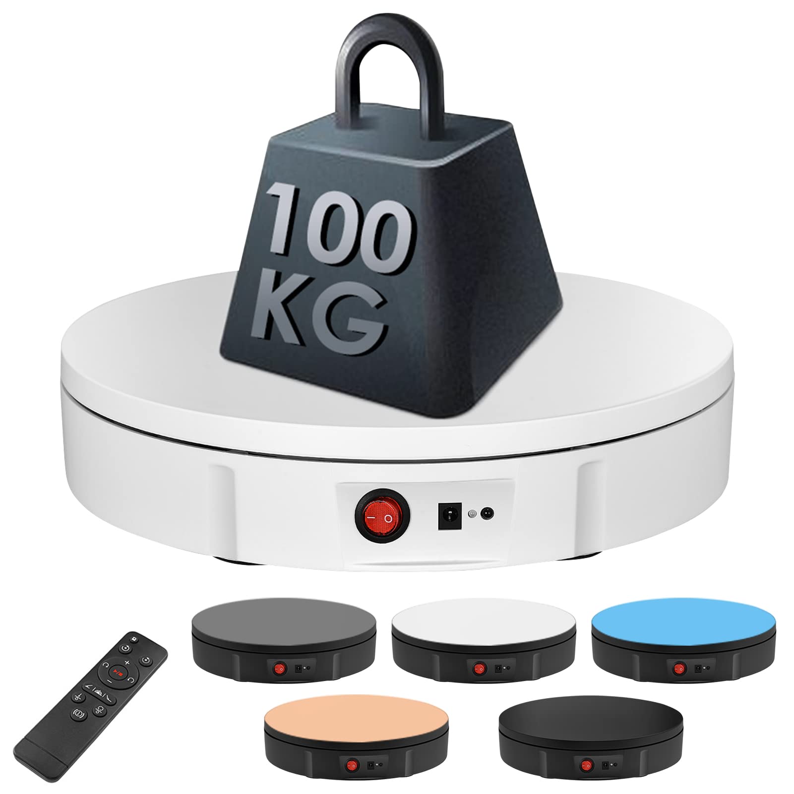 Aomdom Base Girevole Elettrica 360° con Telecomando