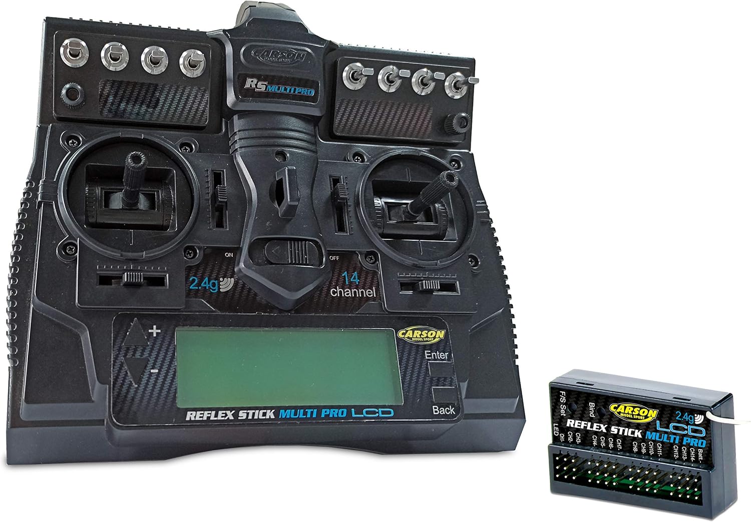 Carson Reflex Stick Multi PRO LCD 2.4GHz 14 Canali - immagine 1