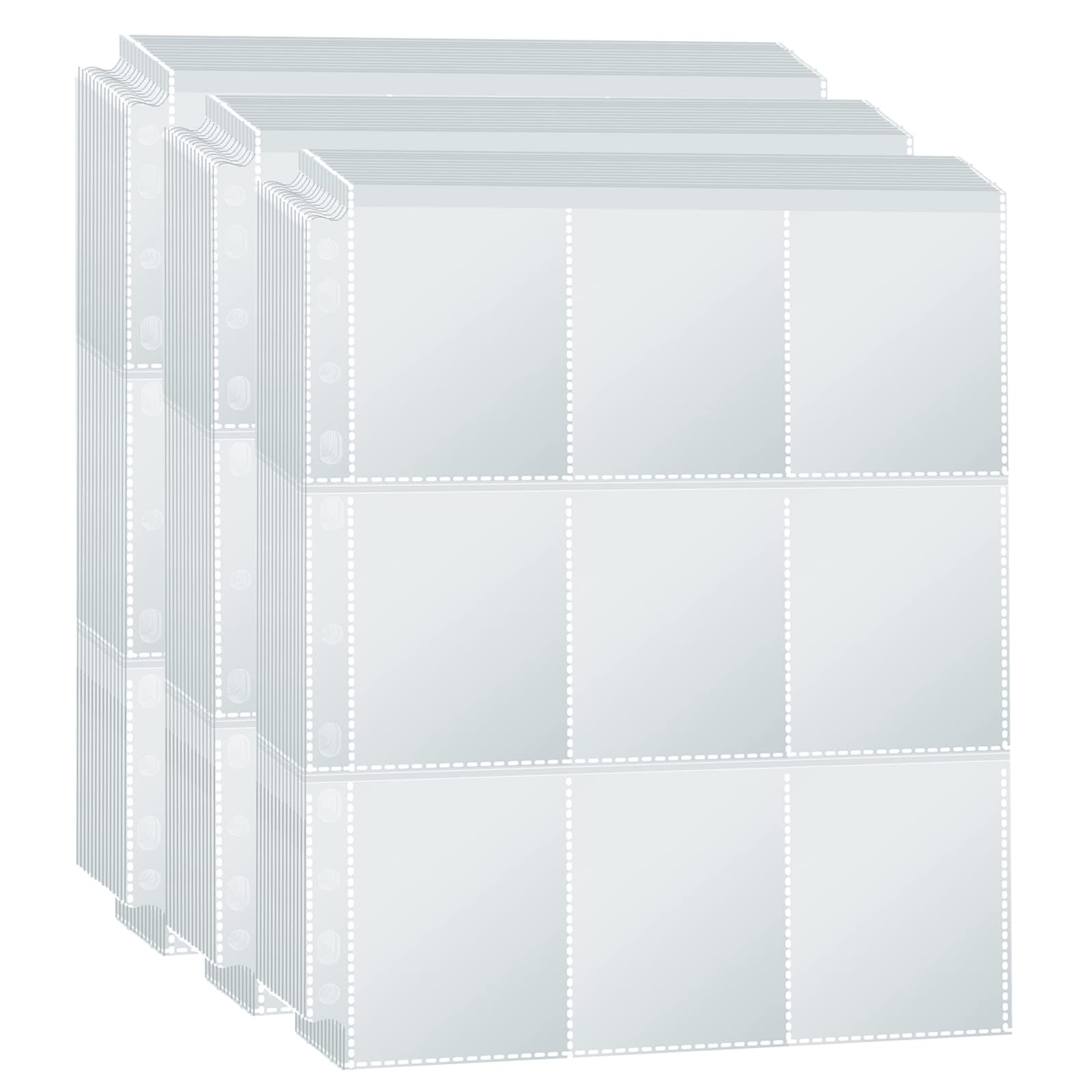 Buste per Carte Collezionabili - 80 Pagine, 1440 Tasche (Trasparente)